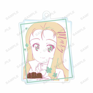 main photo of Girls und Panzer das Finale Trading lette-graph Acrylic Keychain: Mary