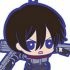 Shingeki no Kyojin The Final Season Capsule Rubber Mascot Part 2: Mikasa Ackerman