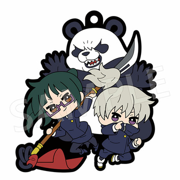 main photo of Rubber Mascot Buddy Colle Jujutsu Kaisen Vol.3: Maki Zenin & Toge Inumaki & Panda