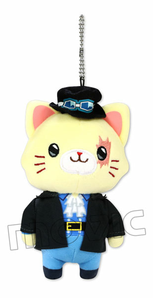 main photo of One Piece withCAT Eye Mask Plush Keychain: Sabo