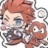 Danganronpa × Sanrio Characters Acrylic Petit Stand 01: Kuwata Leon x We Are Dinosaurs