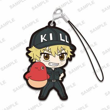 main photo of Cells at Work! Mugyutto Rubber Strap: Killer T Cell