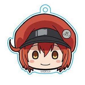 main photo of Cells at Work!! Churu Chara Acrylic Chain Collection: Red Blood Cell