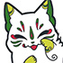 Daikyoya Collection Mochiri Kemono Rubber Key Chain: Cat