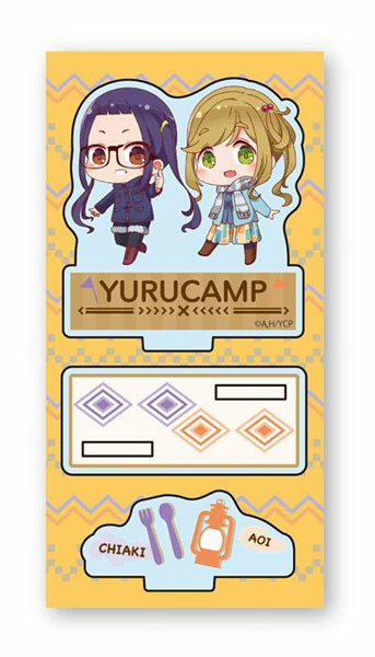 main photo of Tekutoko Acrylic Figure Yuru Camp: Chiaki & Aoi