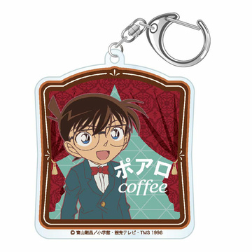 main photo of Detective Conan Cafe Poirot Series Acrylic Keychain: Conan Edogawa