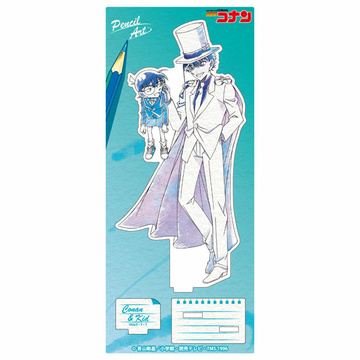 main photo of Detective Conan Pencil Art Acrylic Stand Collection: Conan & Kid