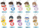 photo of Stand Mini Acrylic Keychain Detective Conan Yurutto Cushion Series: Amuro