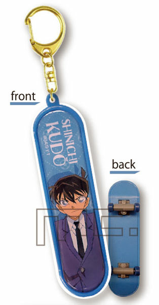 main photo of Detective Conan Skateboard Keychain: Shinichi Kudou