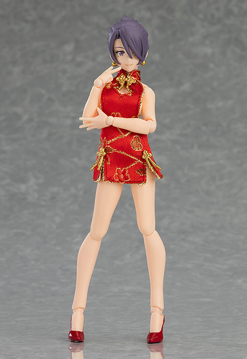main photo of figma Styles Female Body (Mika) with Mini Skirt Chinese Dress Outfit
