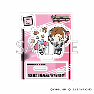 main photo of My Hero Academia x Sanrio Characters Acrylic Stand B: Ochaco Uraraka, My Melody