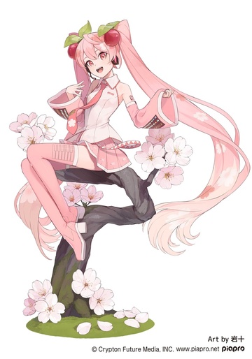 main photo of Taito Kuji Honpo Sakura Miku 2nd season: Hatsune Miku