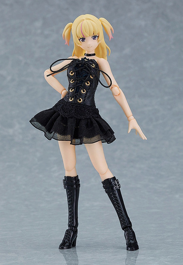 main photo of figma Styles Female Body Yuki with Black Corset Dress Outfit