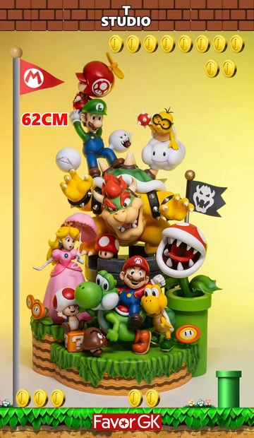 main photo of Characters of Super Mario Resin Statue
