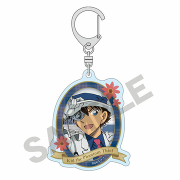 main photo of Detective Conan Trading Acrylic Keychain British Style: Kid the Phantom Thief