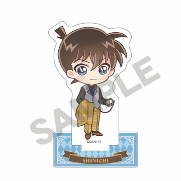 main photo of Detective Conan Acrylic Stand Mini Chara British Style: Shinichi