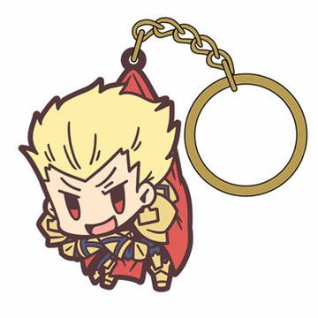 main photo of Fate/Grand Order Pinched Keychain: Archer/Gilgamesh