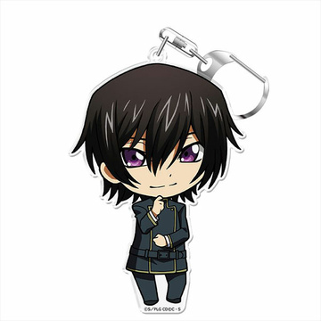 main photo of Code Geass: Lelouch of the Rebellion PuniColle! Keychain (w/Stand): Lelouch Uniform ver.