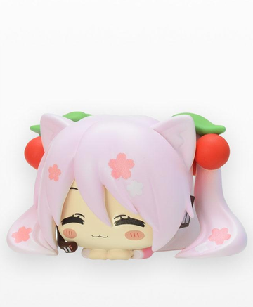 main photo of Ohiruneko More Plus Mini Figure: Sakura Miku Sleeping Ver.