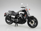 photo of 1/12 Complete Motorcycle Model YAMAHA Vmax New Silver Dust