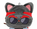 photo of Gintama withCAT Eye Mask Plush Keychain: Tosshi