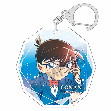 main photo of Detective Conan Trading Acrylic Keychain Crystal: Conan Edogawa