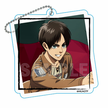 main photo of Attack on Titan Trading Acrylic Keychain Survey Corps Flag ver.: Eren