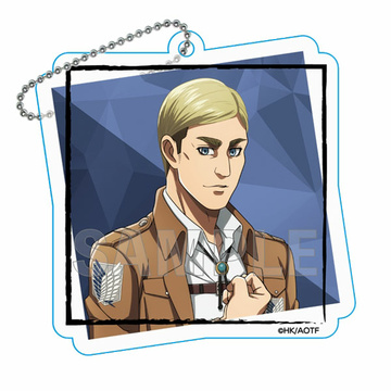 main photo of Attack on Titan Trading Acrylic Keychain Survey Corps Flag ver.: Erwin