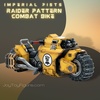 photo of JOYTOY x Warhammer 40000 Imperial Fists: Raider Pattern Combat Bike