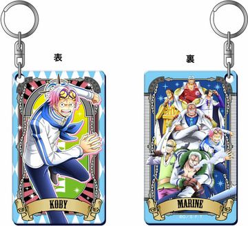 main photo of ONE PIECE Ultimate Crew Vol.2 Hologram Plate Keychain: Koby