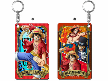 main photo of ONE PIECE Ultimate Crew Hologram Plate Keychain Vol.1: Monkey D. Luffy