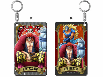 main photo of ONE PIECE Ultimate Crew Hologram Plate Keychain Vol.1: Eustass Kid