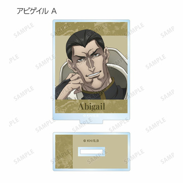 main photo of Anime Bastard!! -Heavy Metal, Dark Fantasy- New Illustration Throne ver. Trading Acrylic Stand: Abigail ver. A