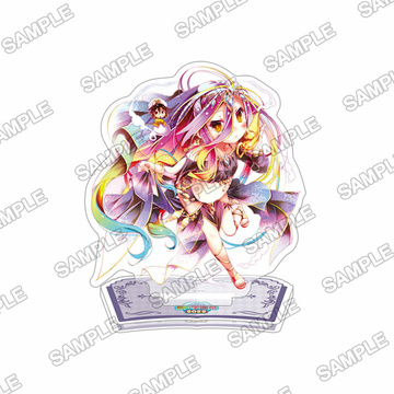 main photo of MF Bunko J Summer School Festival 2022 Acrylic Stand Figure Featuring Specially Drawn Illustration No Game No Life
