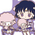 Gekijouban Bishoujo Senshi Sailor Moon Cosmos x Sanrio Characters Rubber Mascot 2: Eternal Sailor Saturn x My Sweet Piano