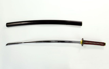 main photo of Obitsu Arms No.1 Katana (Red Helve x Black Scabbard)