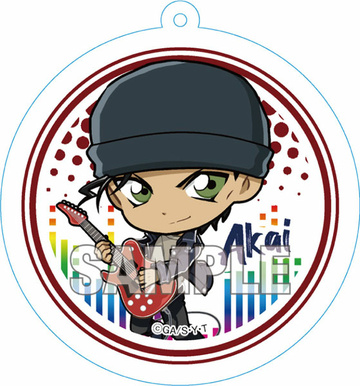 main photo of Detective Conan Trading Acrylic Keychain Music Chibi: Akai