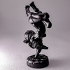 photo of A little quiet, dog girl BLACK / STATUE