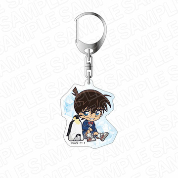 main photo of Detective Conan Acrylic Keychain Chibi Penguin ver.: Conan