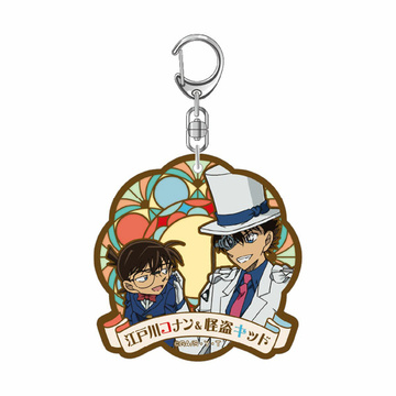 main photo of Detective Conan Acrylic Keychain vol.3: Conan Edogawa & Kid the Phantom Thief