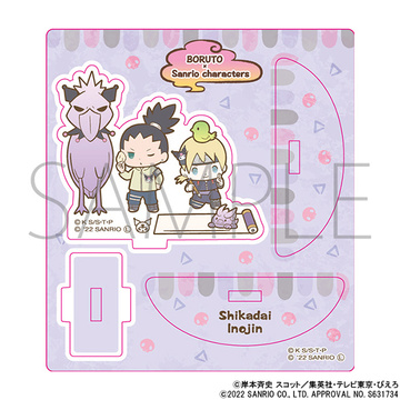 main photo of Boruto x Sanrio Characters: Inojin and Shikadai Acrylic Stand