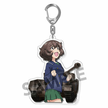 main photo of Girls und Panzer das Finale Acrylic Keychain: Yukari Akiyama