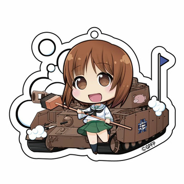 main photo of Girls und Panzer das Finale Acrylic Keychain: Miho Nishizumi