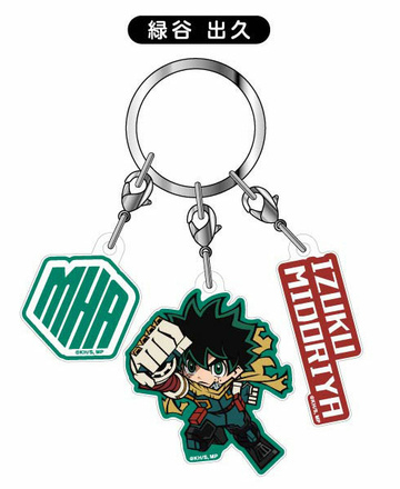 main photo of 3-Part Acrylic Keychain My Hero Academia Vol.3: Izuku Midoriya