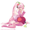 photo of Desktop Cute Sakura Miku Cherry Cushion Ver.