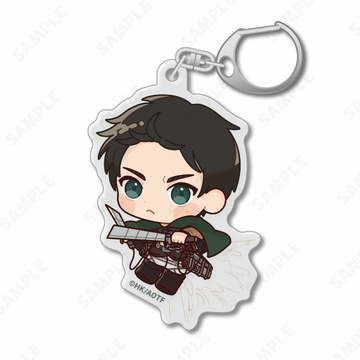 main photo of Attack on Titan Acrylic Keychain [Dekopachi!]: Eren Yeager