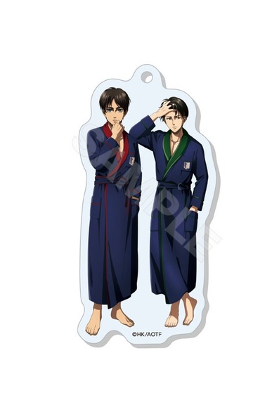 main photo of Attack on Titan Loungewear ver. Acrylic Keychain: Bathrobe